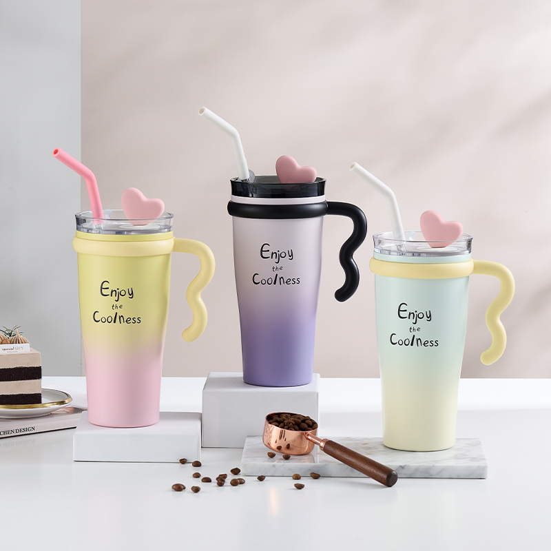 Tessan 40 oz stainless steel tumbler with tritan lid