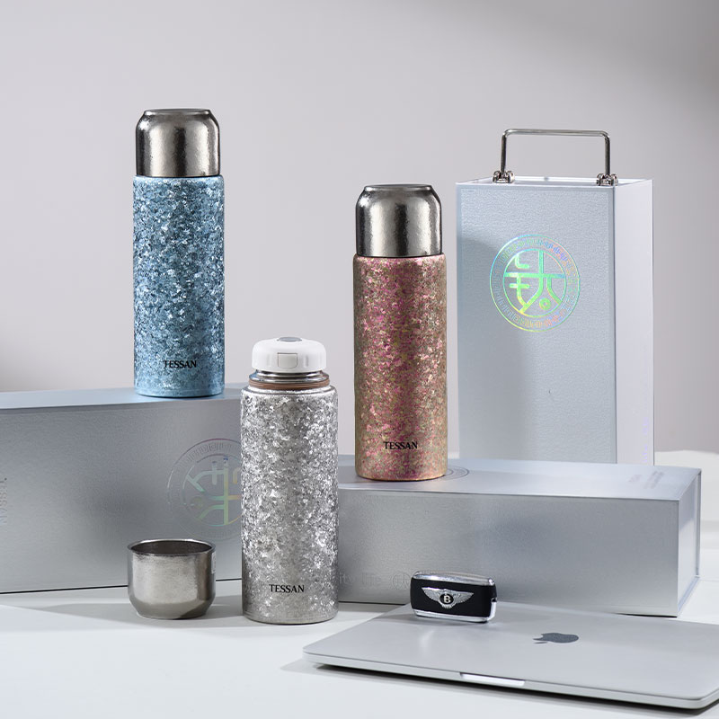 500 ml Titanium Vacuum Insulated Water Cup for Home Office Car