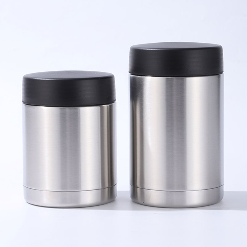 350/500ml Double Wall Stainless Steel Insulated Food Container Lunch Box For Soup